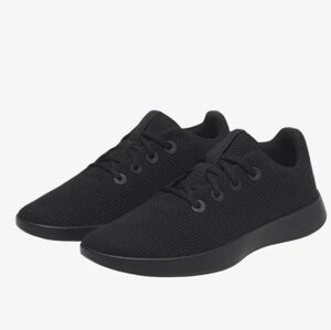 Allbirds Tree Runners All Black Sneakers Trainers Size 8 Women's